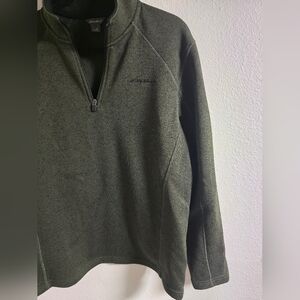 Eddie Bauer Green 1/4 Zip Sweater